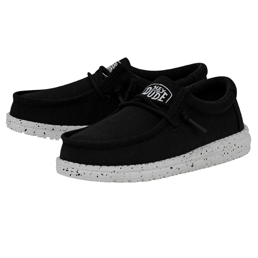 Wally Youth Slub Canvas - Black