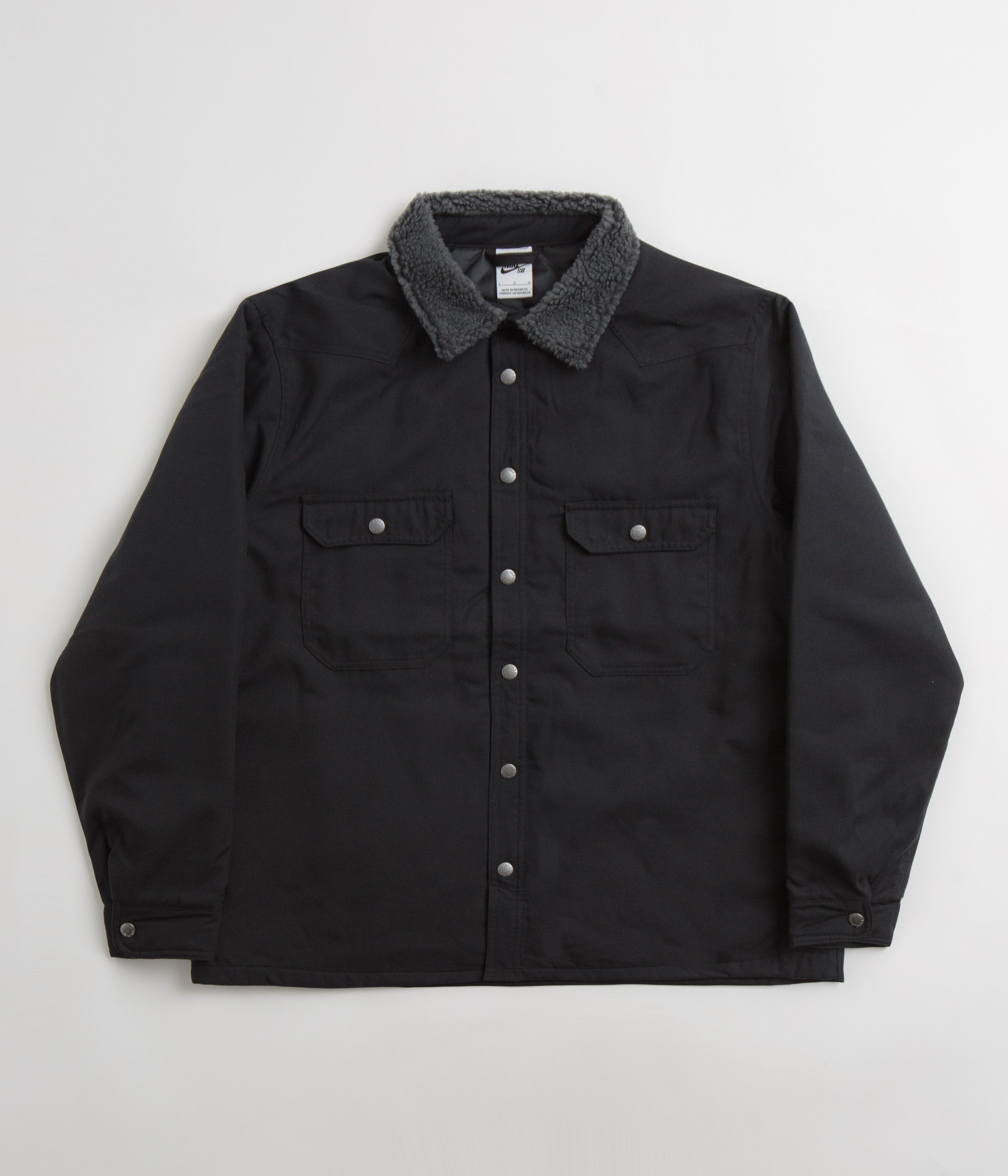 Nike SB Padded Flannel Jacket - Black / Anthracite