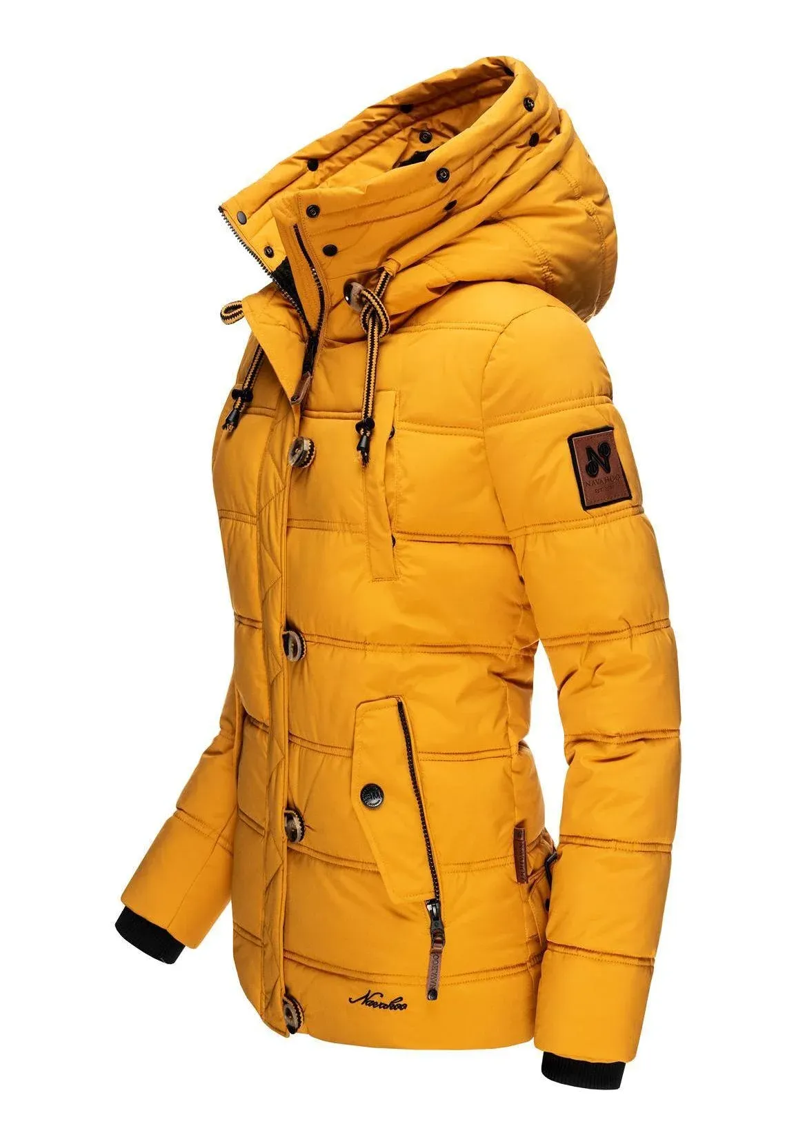 Women's windproof padded jacket green