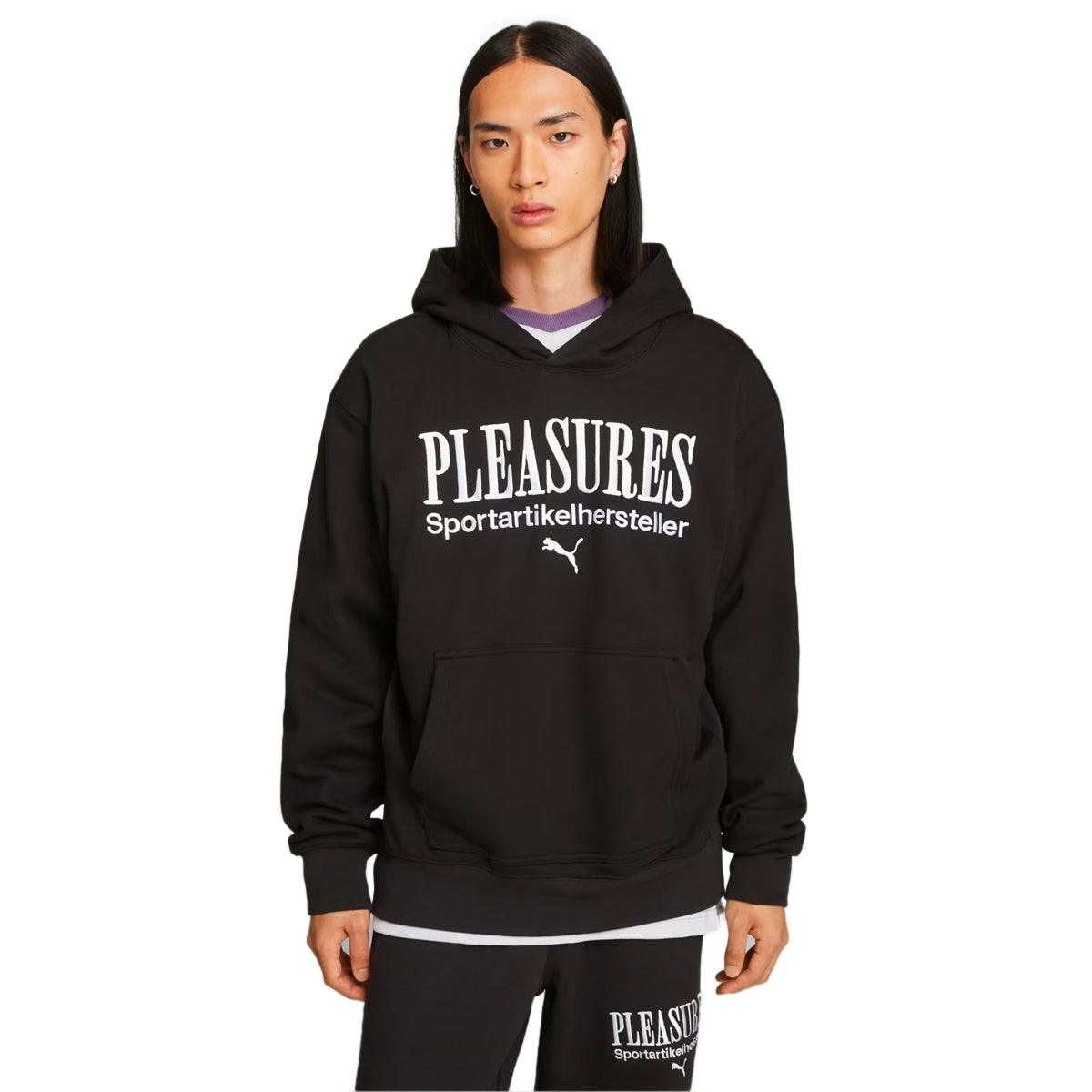 + PLEASURES Graphic Hoodie 'PUMA Black'