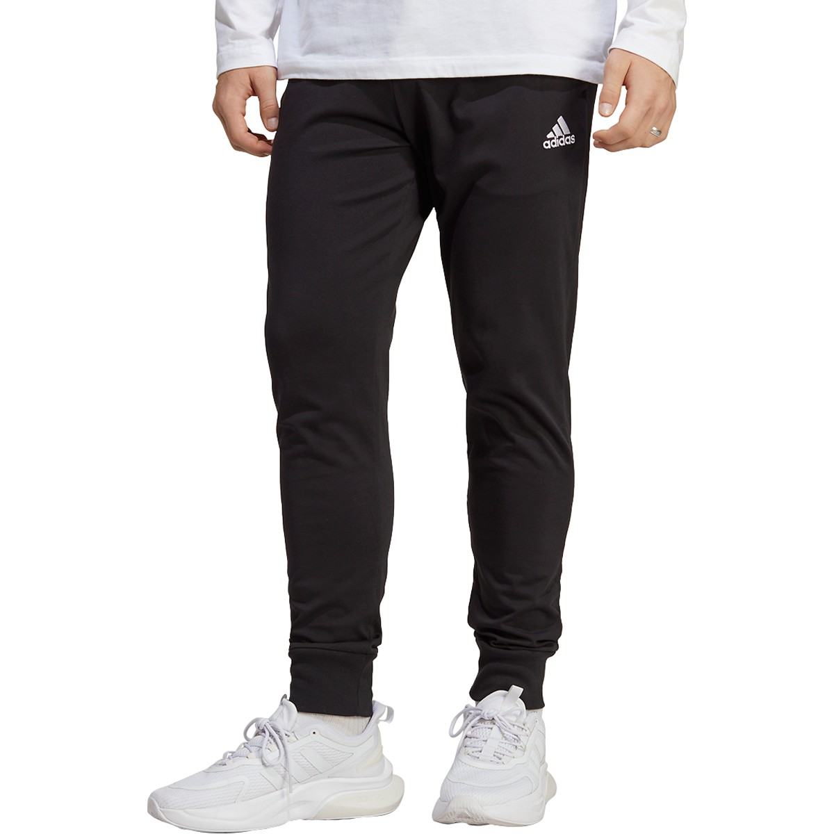 adidas Men's Essentials Single Jersey Tapered Cuff Pants