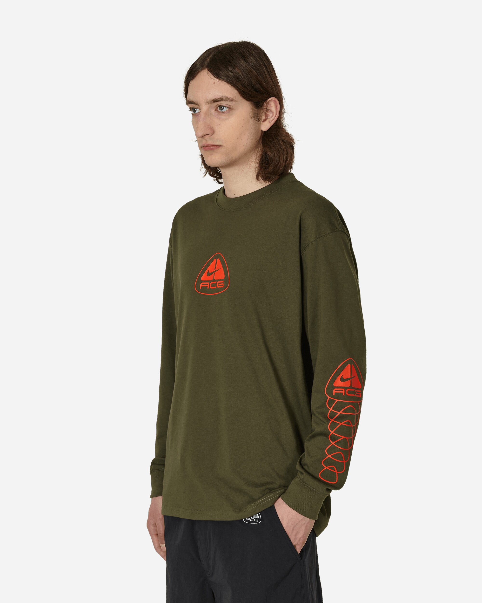 ACG Lungs Logo Longsleeve T-Shirt Cargo Khaki