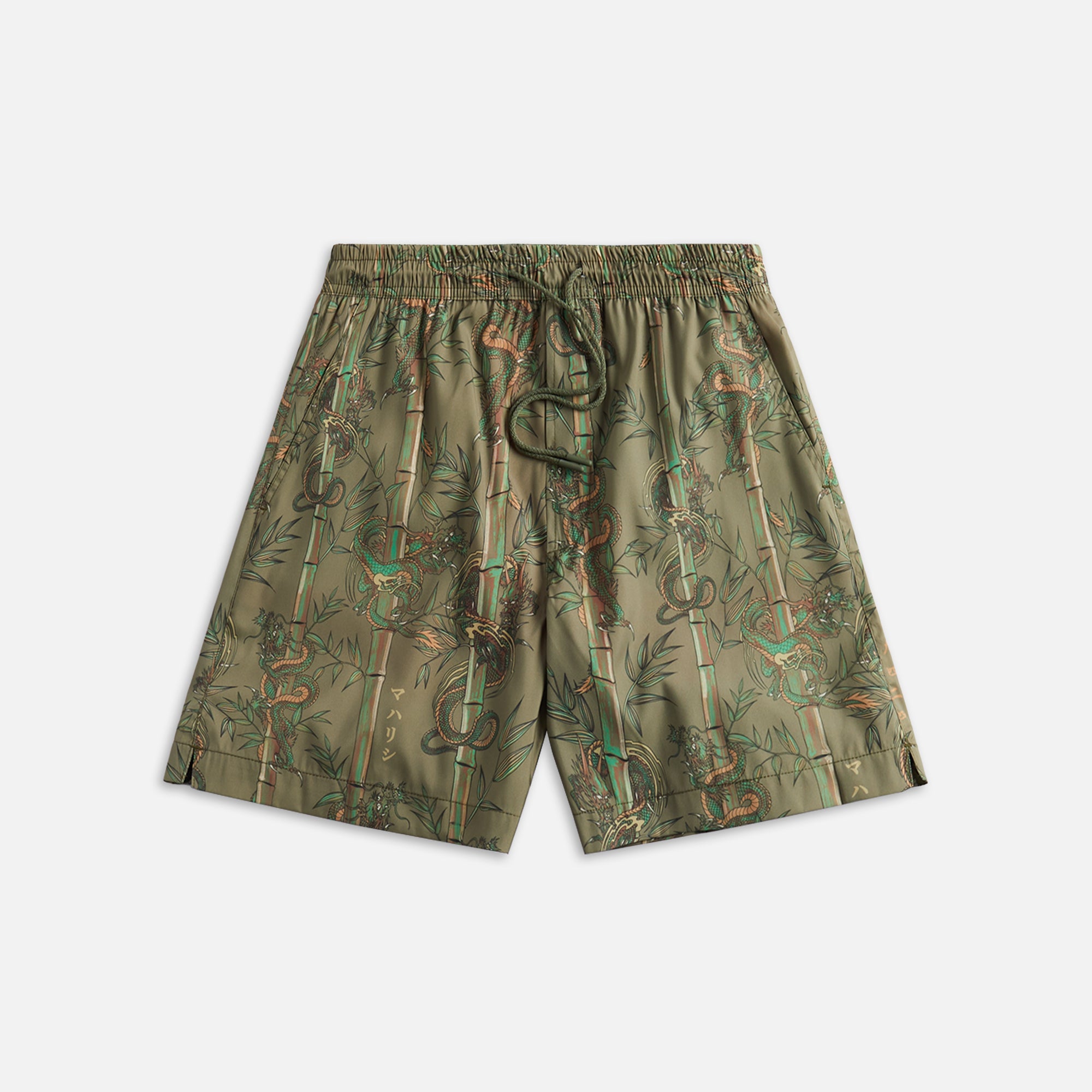 Maharishi Dragon Bamboo Swim Shorts - Olive