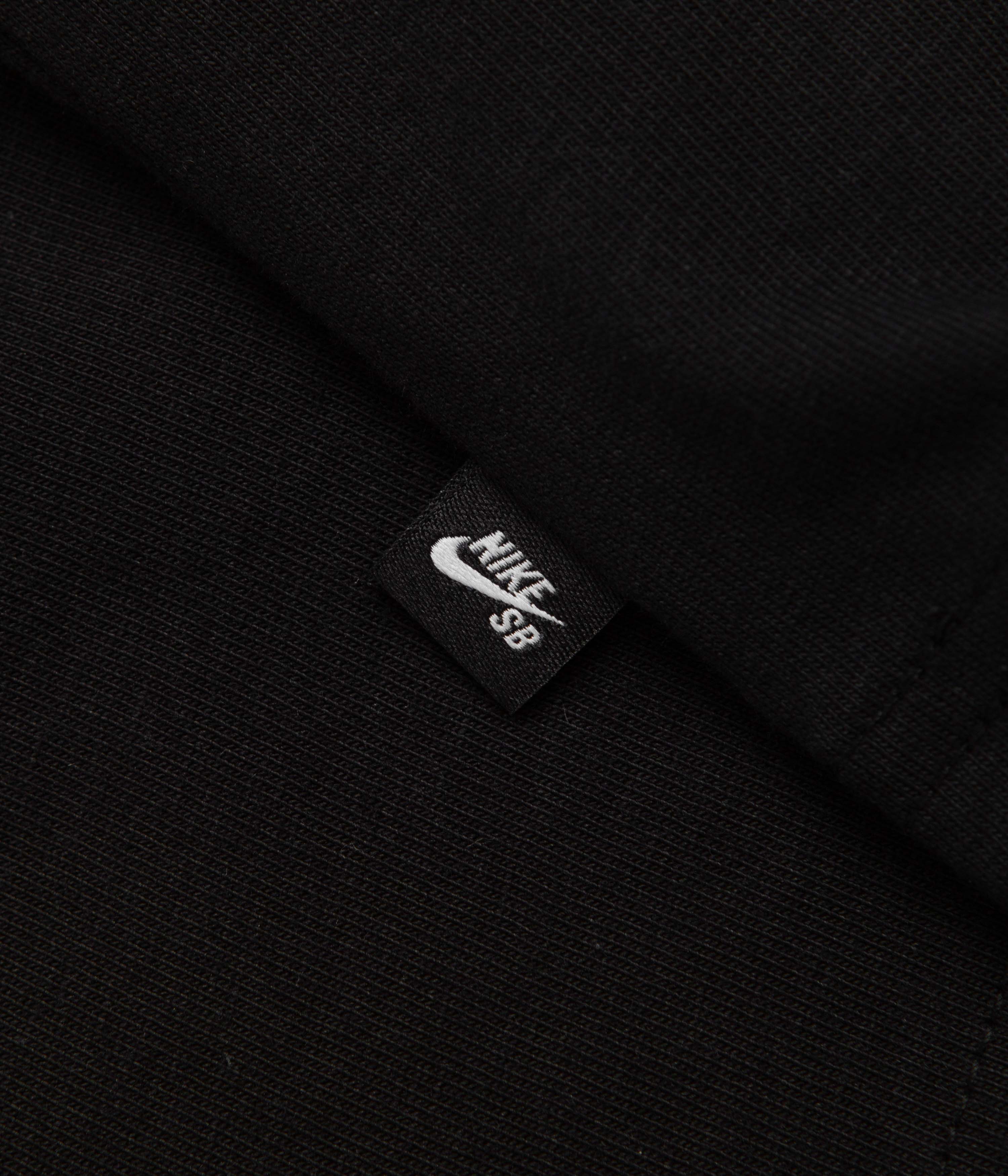 Nike SB Large Logo T-Shirt - Black / White