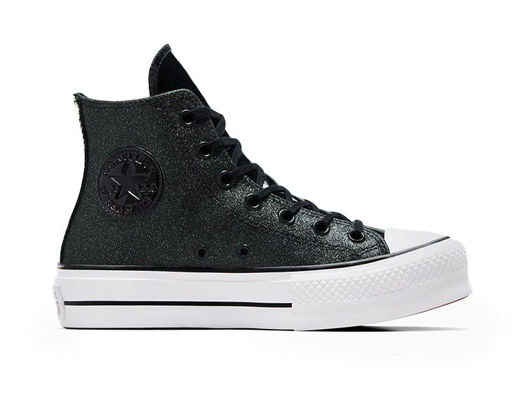 Converse Chuck Taylor Lift Sparkle Party Womens Negro