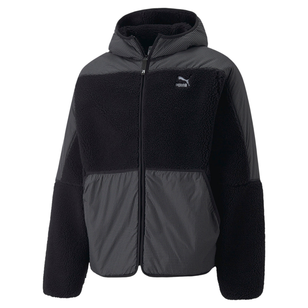 Gridlock Sherpa Hooded Full Zip Jacket