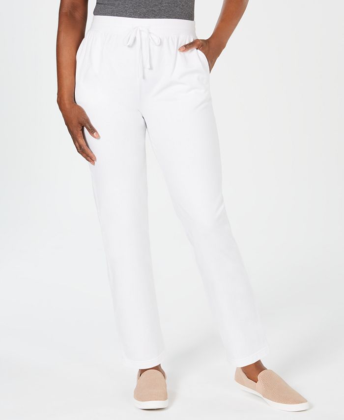 Petite Drawstring Active Pants， Created for Macy's