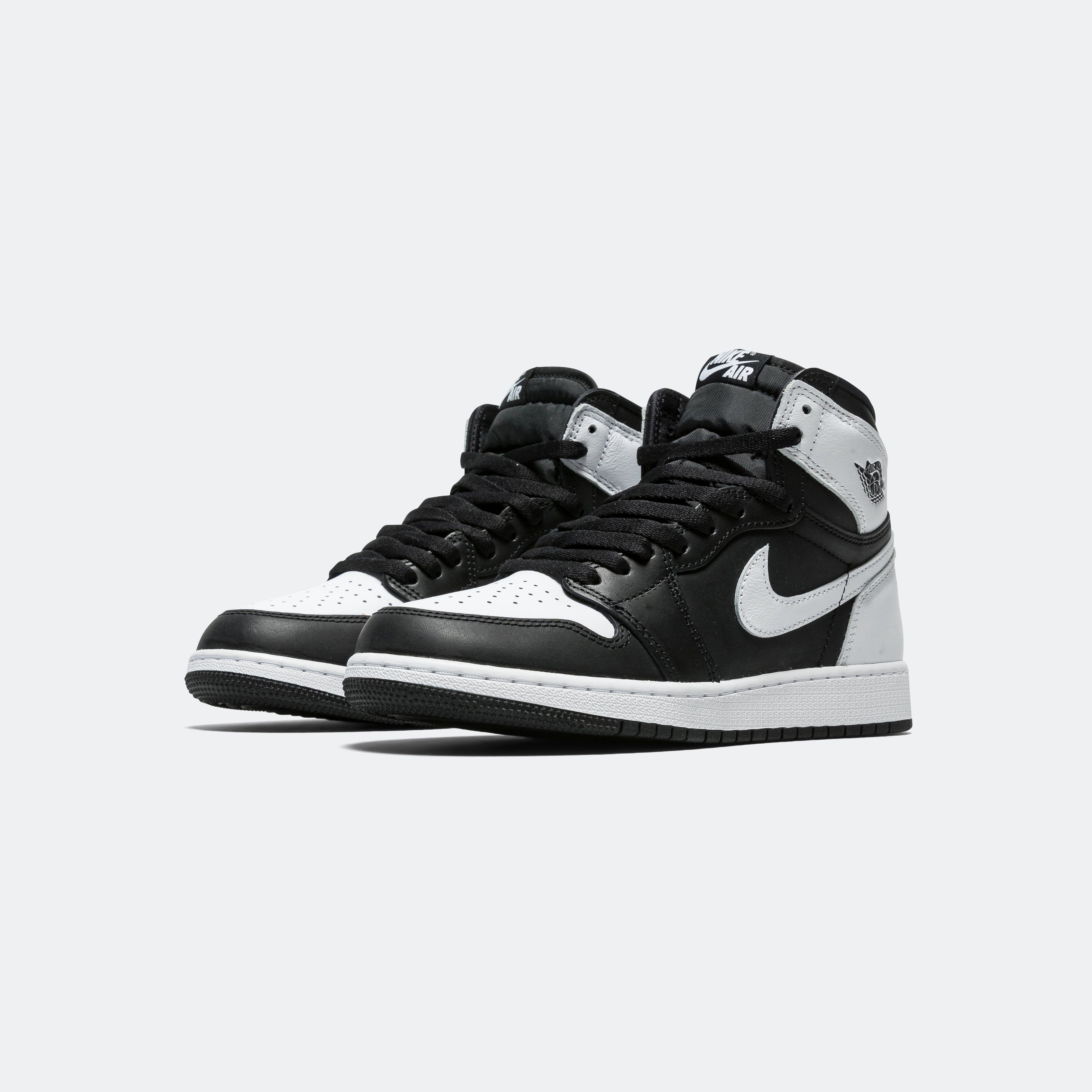 Air Jordan 1 Retro High OG (GS) - Black/White-White