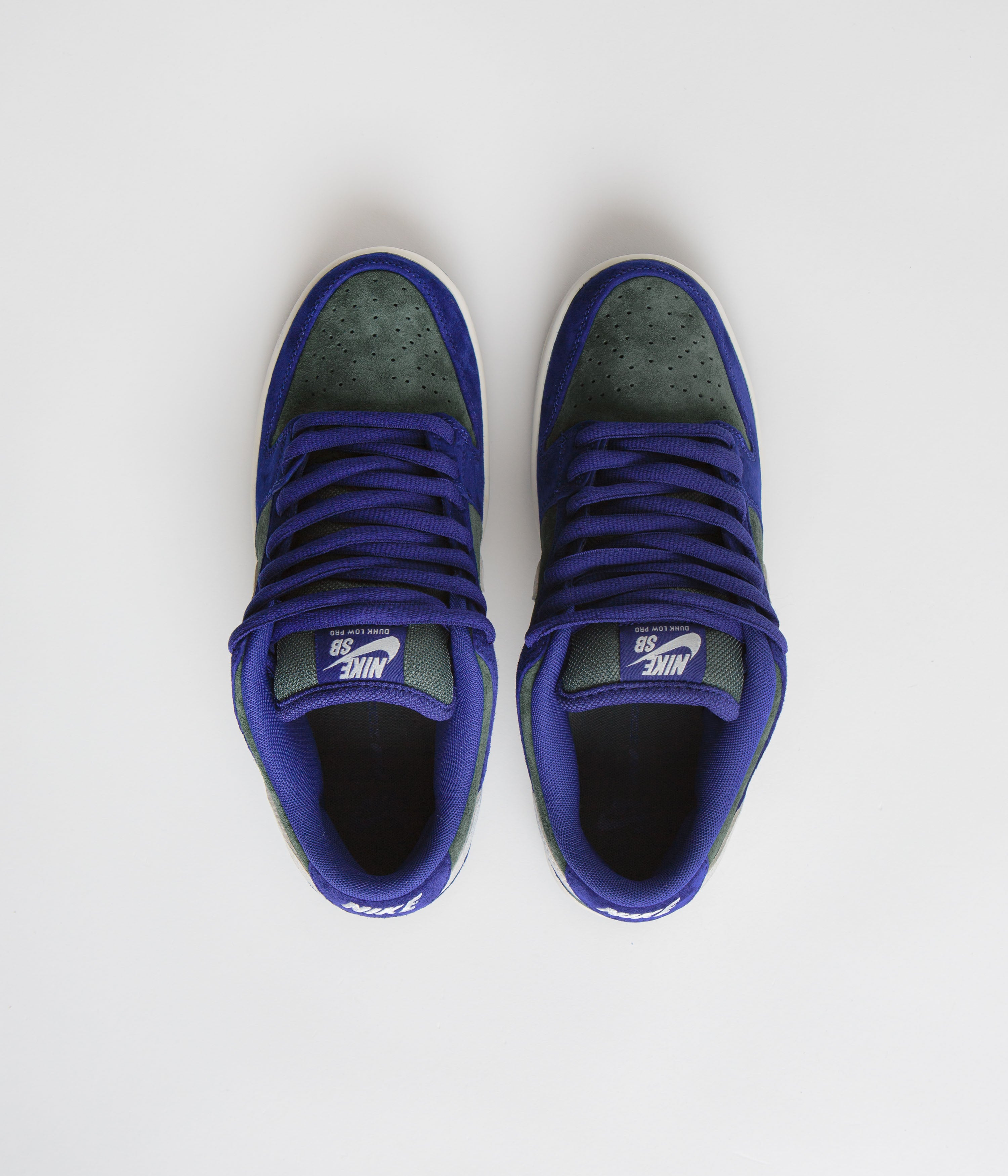 Nike SB Dunk Low Pro 'Wildcard' Shoes - Deep Royal Blue / Sail - Vintage Green