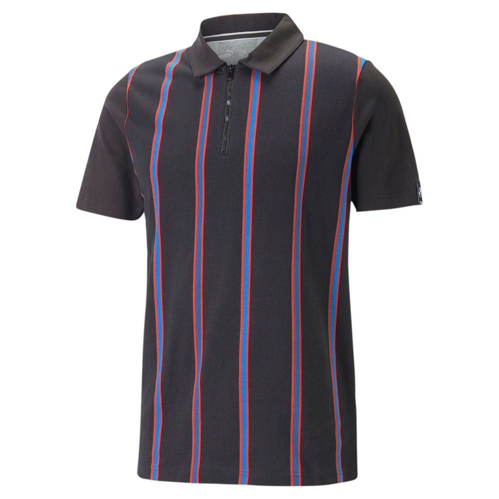 BMW MMS Striped Short Sleeve Polo Shirt