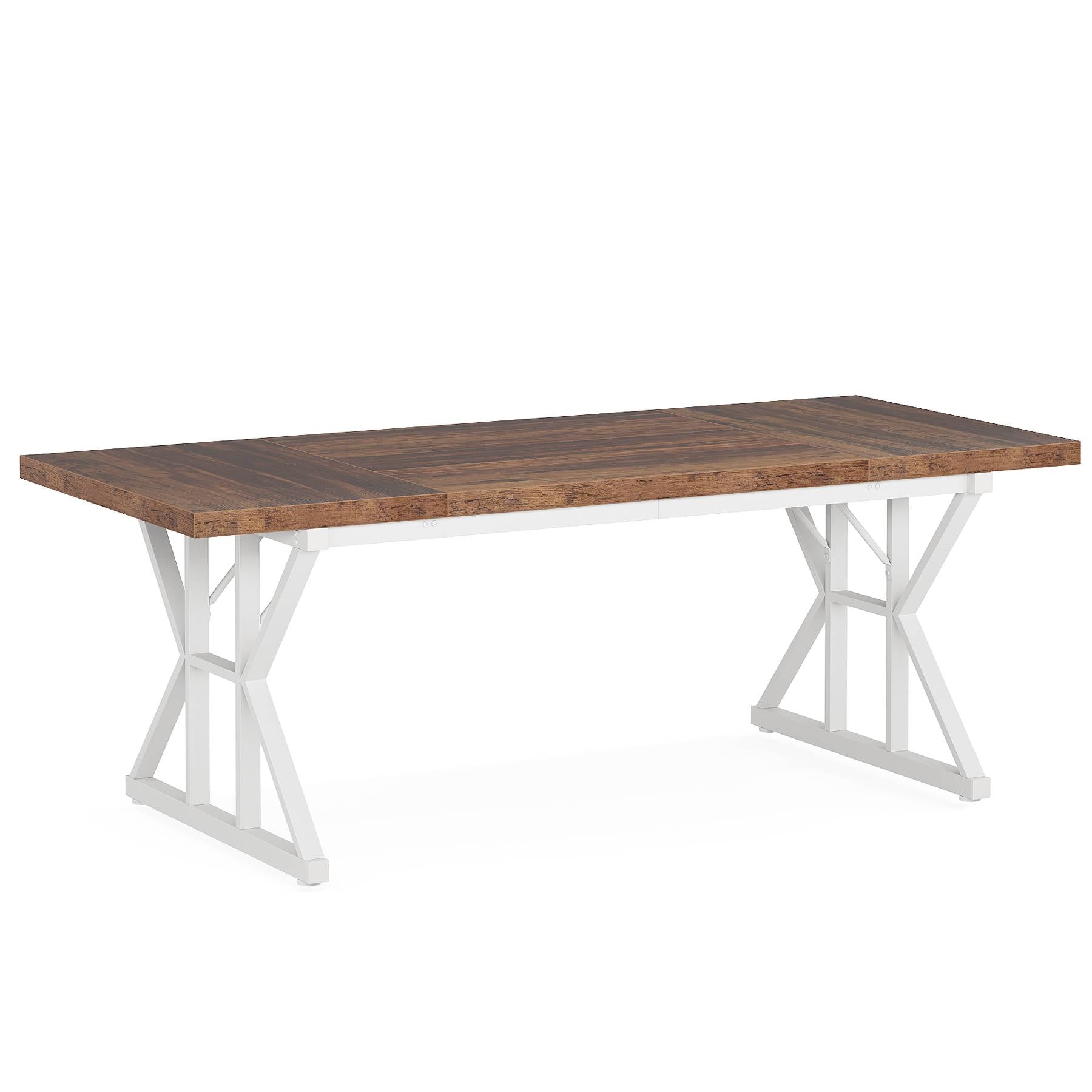 Wood Dining Table, Farmhouse 70.8