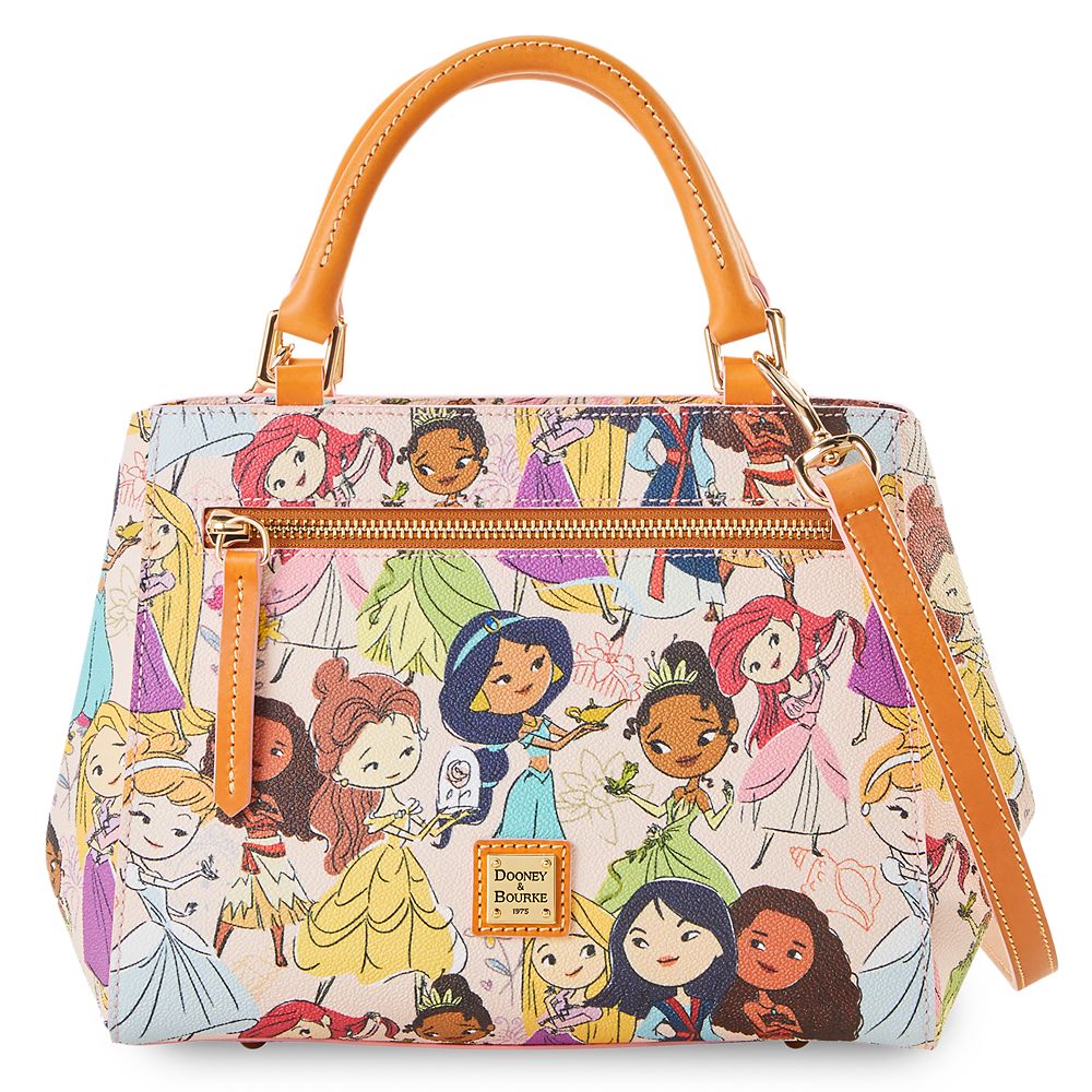 Disney Dooney and Bourke Bag - Disney Princesses - Small Zip Satchel Bag