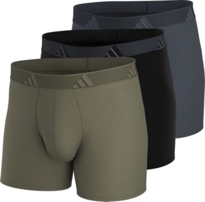 adidas Men's Microfiber 3-Pack Trunk