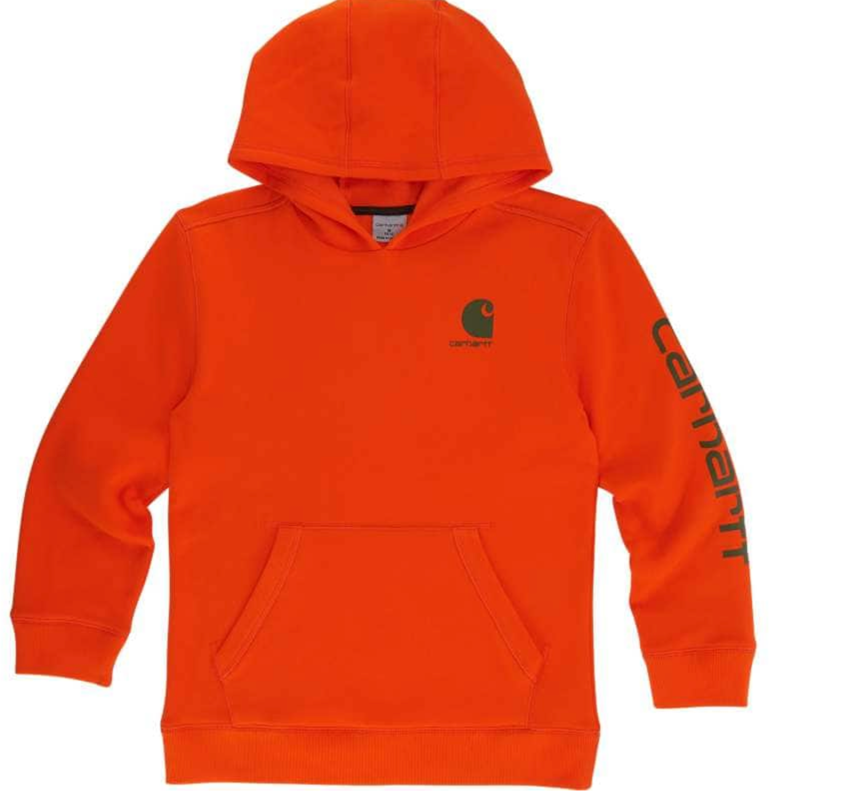 Carhartt Kid's Signature Carhartt Hooded Sweatshirt