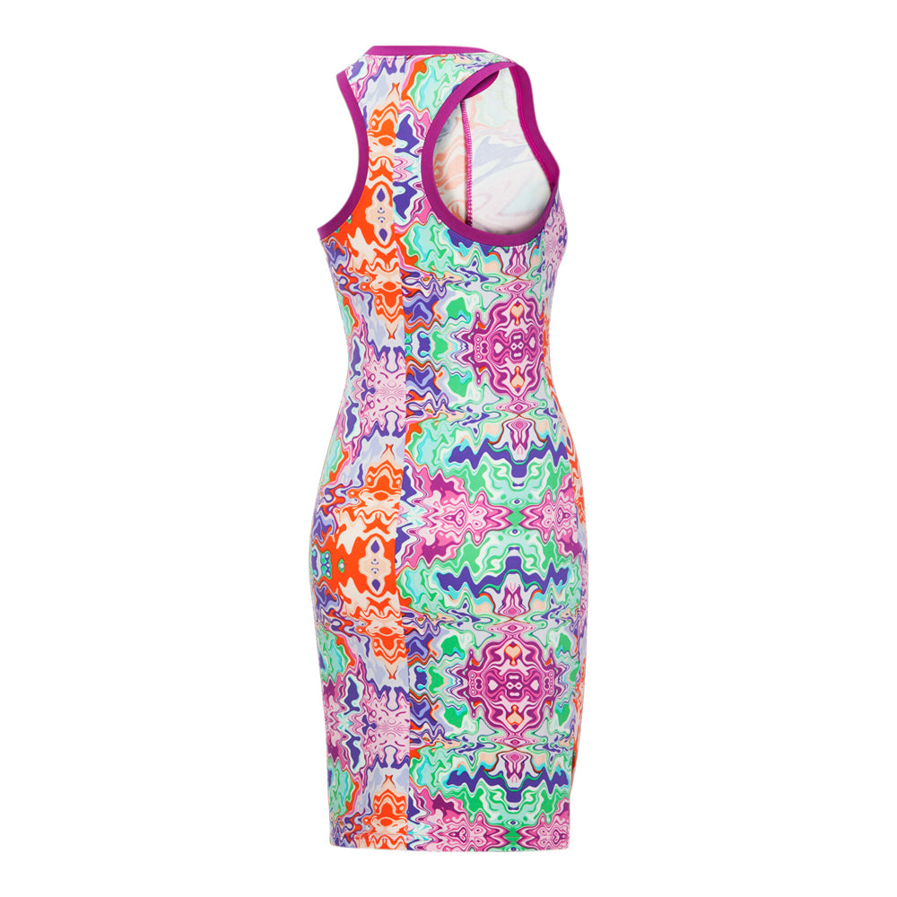 Hypnotize Graphic Sleeveless Mini Dress