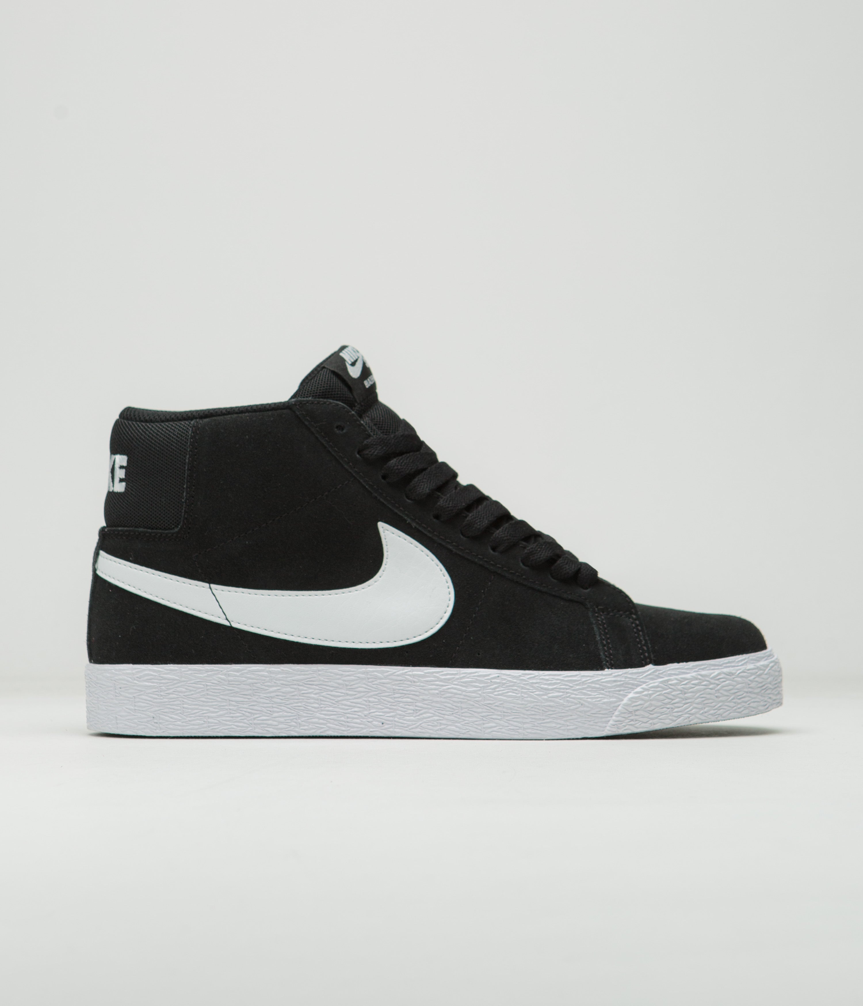 Nike SB Blazer Mid Shoes - Black / White - White - White