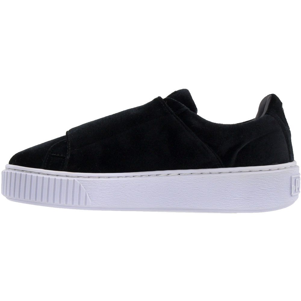 Basket Strap Velvet Rope Platform Sneakers