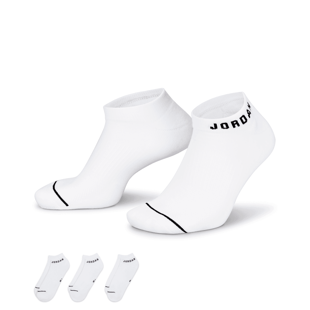 Everyday No-Show Socks 3-Pack 'White'