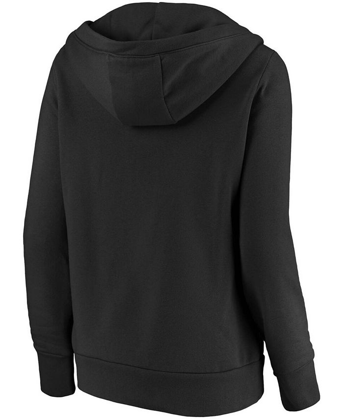 Plus Size Black Inter Miami CF Primary Logo Pullover Hoodie