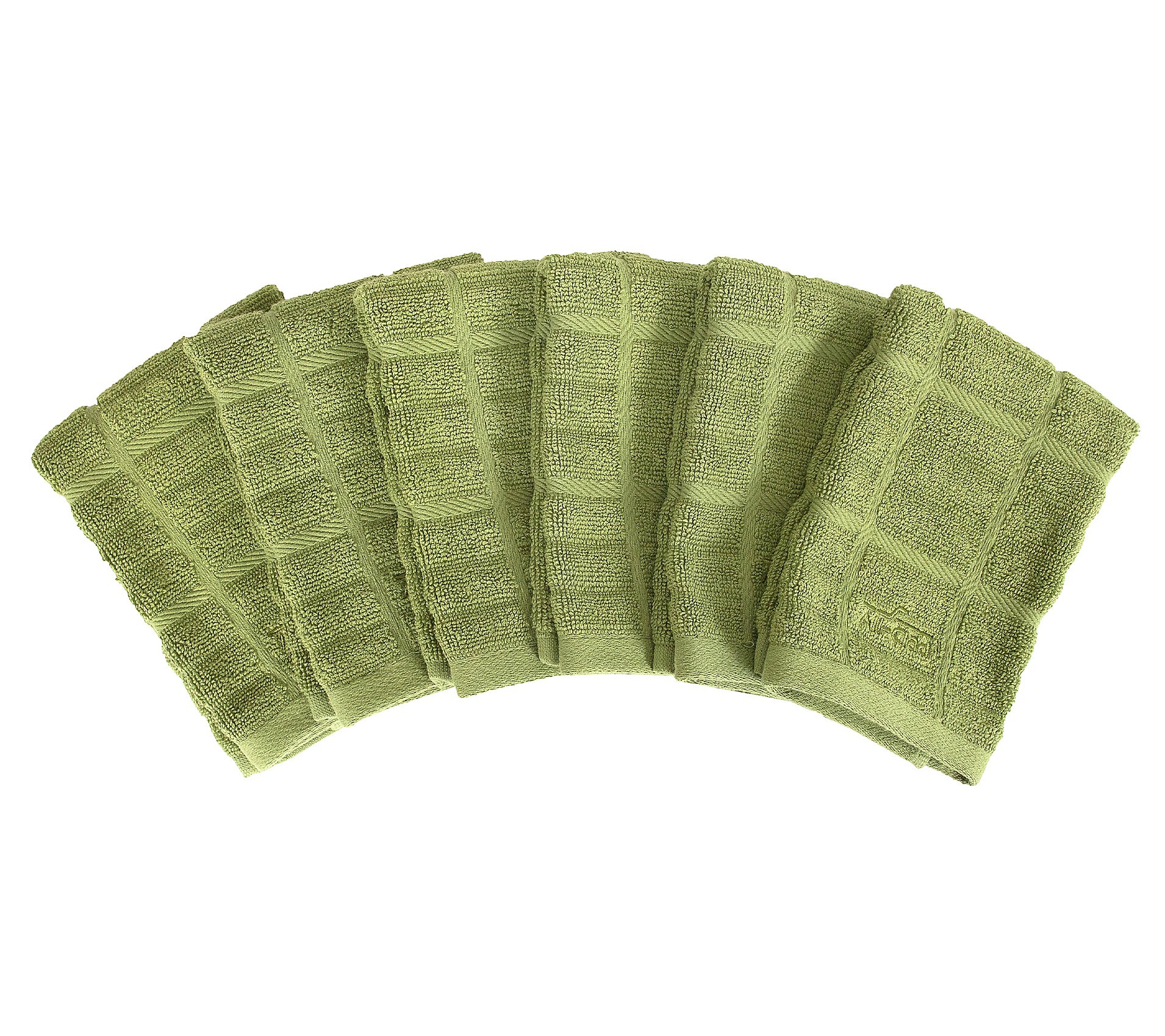All-Clad Set of Six Solid Woven Dish Cloths