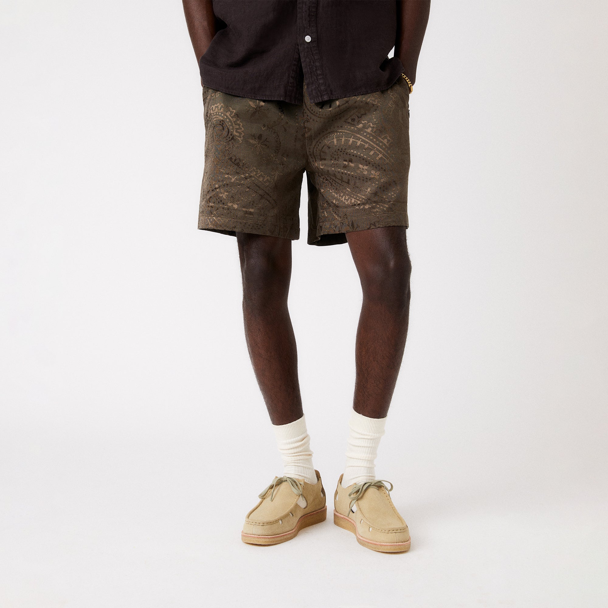 Kith Jacquard Faille Cedar Short - Silo