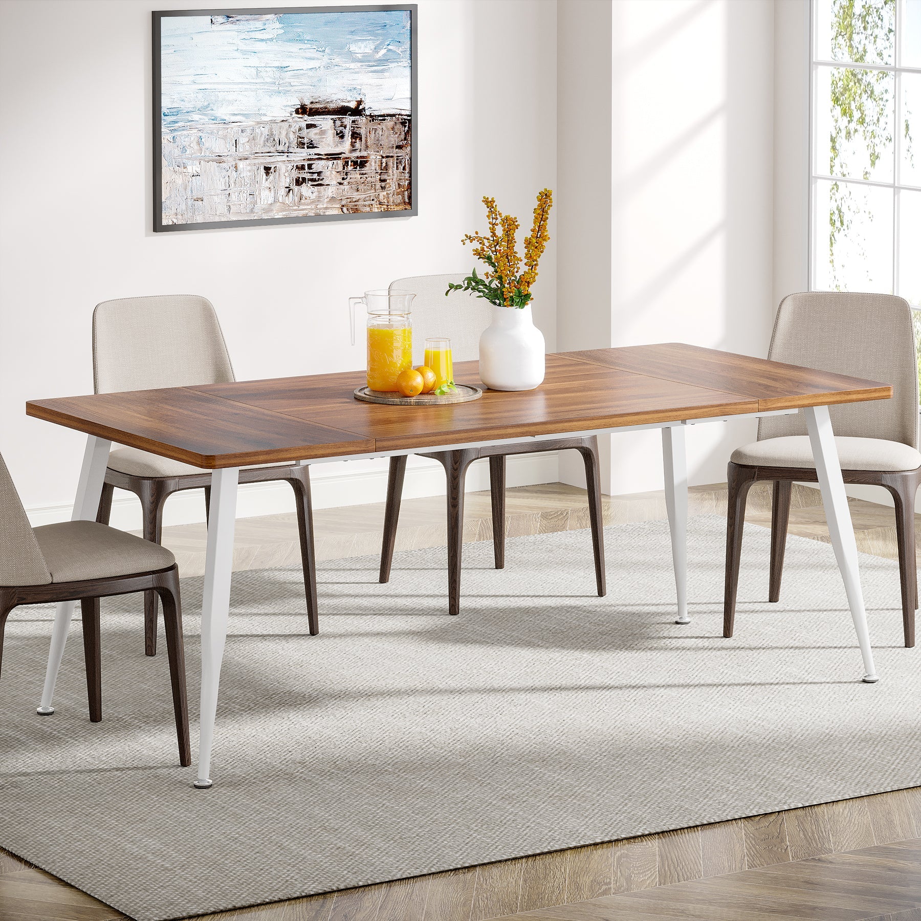 Industrial Dining Table, 70.9