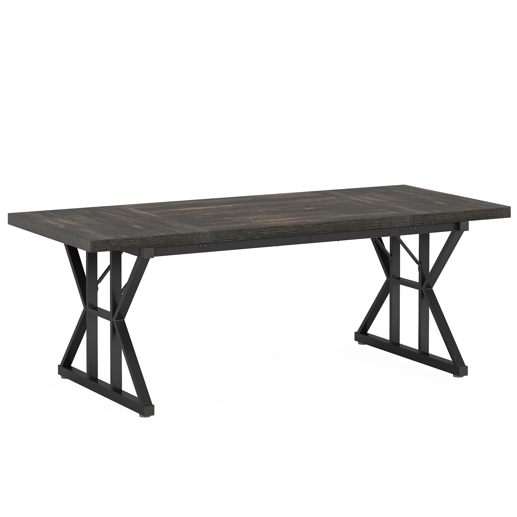 Wood Dining Table, Farmhouse 70.8