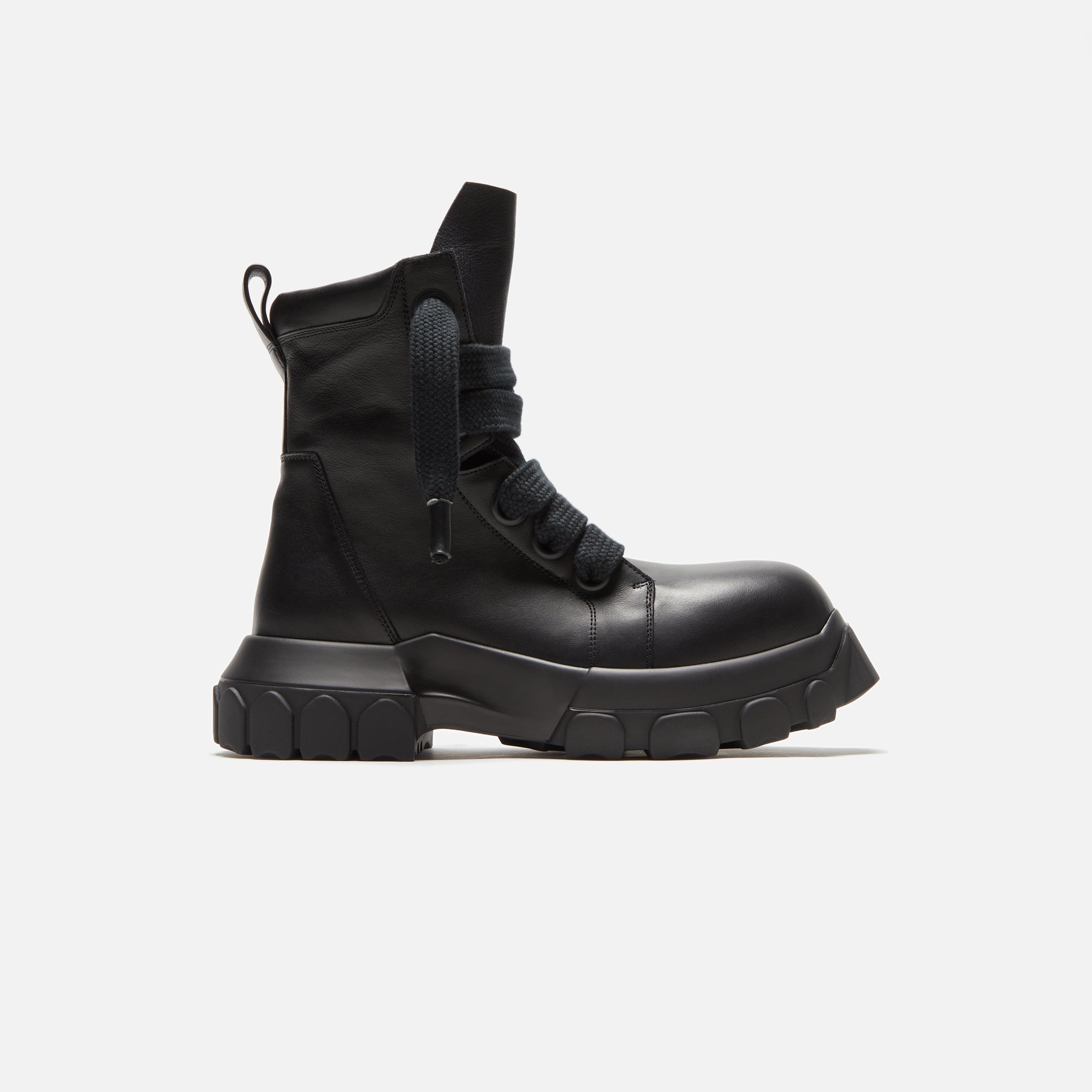 Rick Owens Jumbo Laced Bozo Tractor Boot - Black