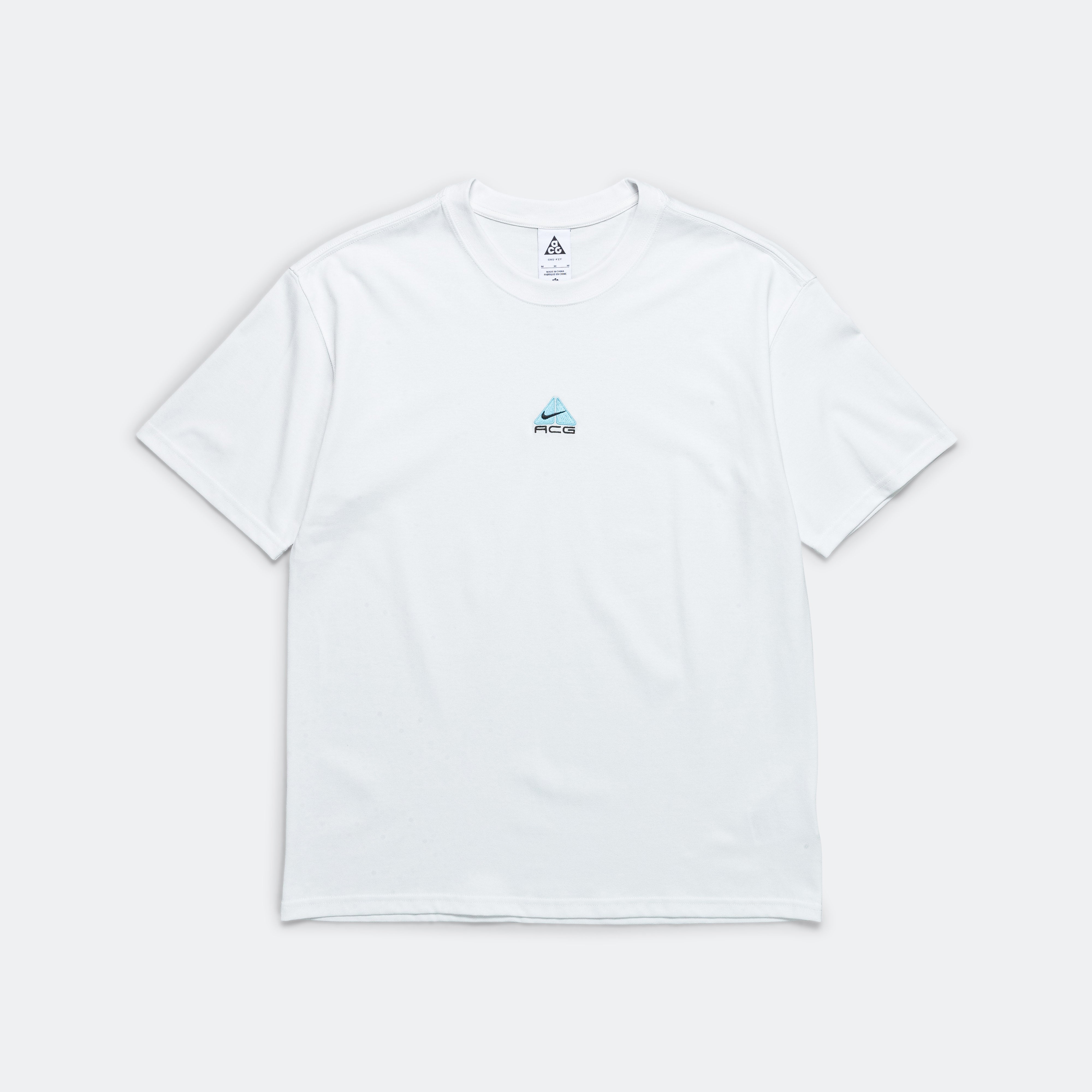 LBR Lungs SS Tee - Summit White/Aquarius Blue