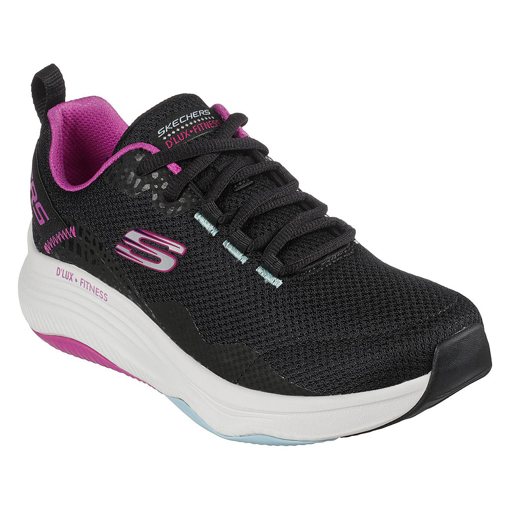 Skechers Women Sport D'Lux Fitness Shoes - 149835-BKMT