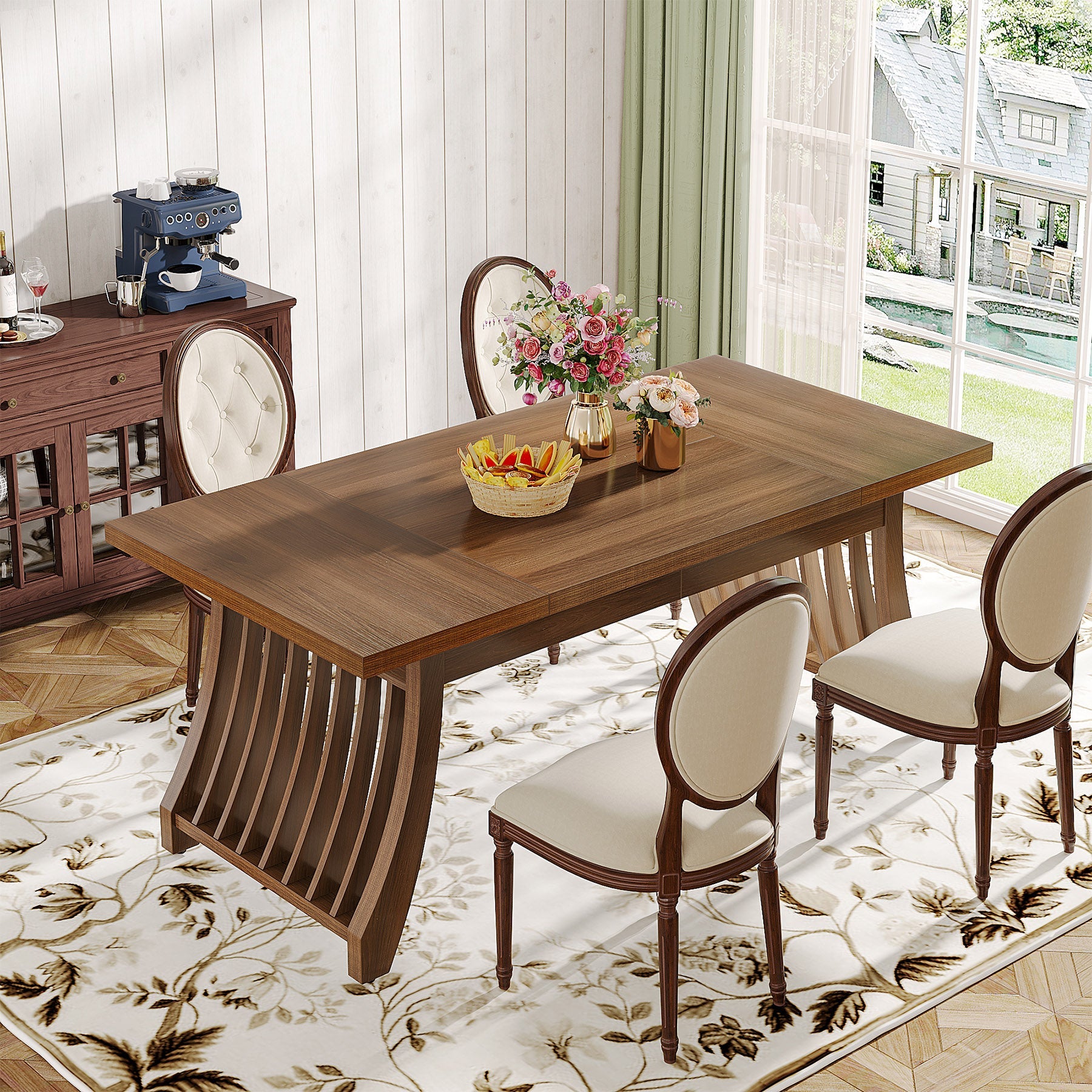 Rectangular Dining Table, 62.2