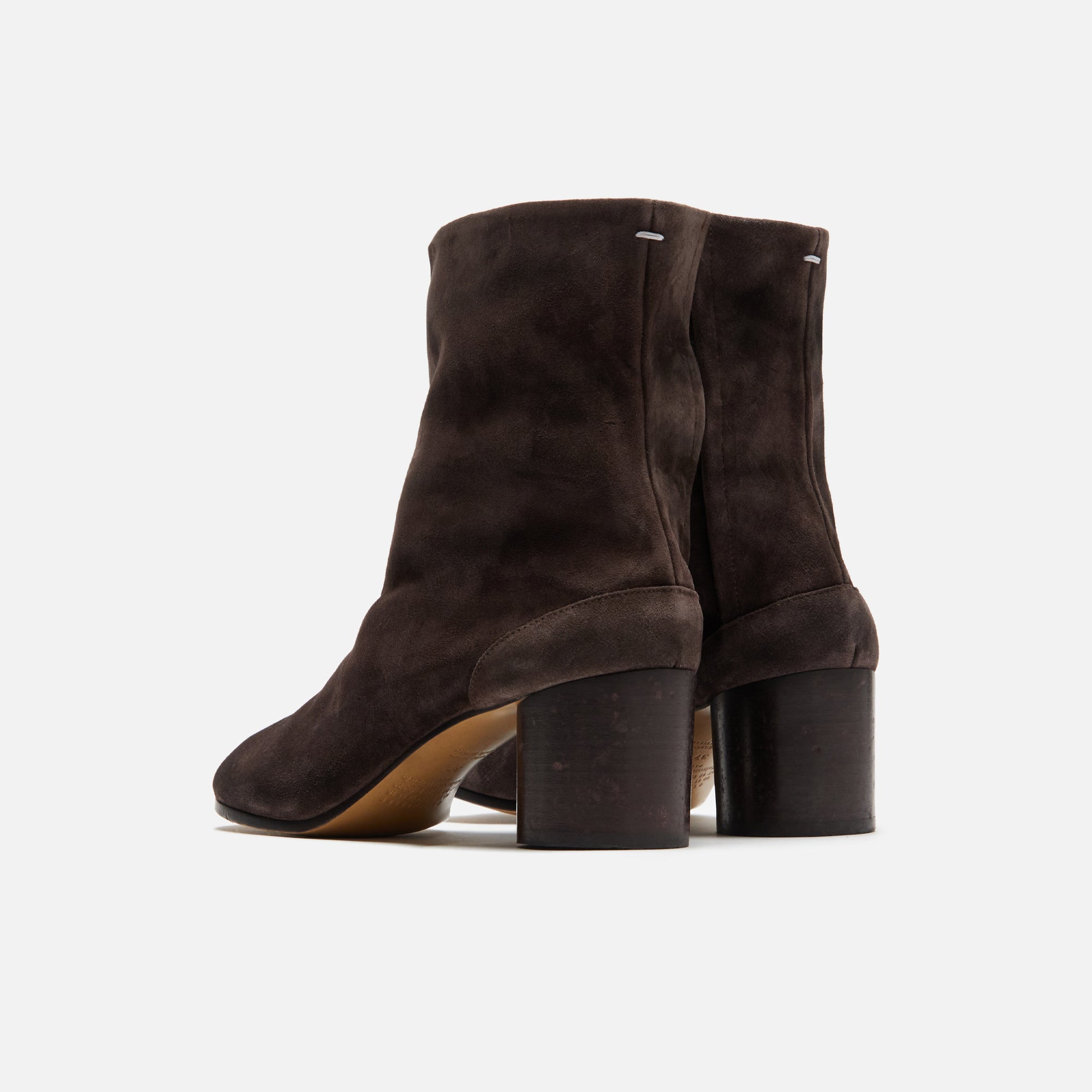 Margiela WMNS Tabi Ankle Boots H60 - Dark Brown Suede