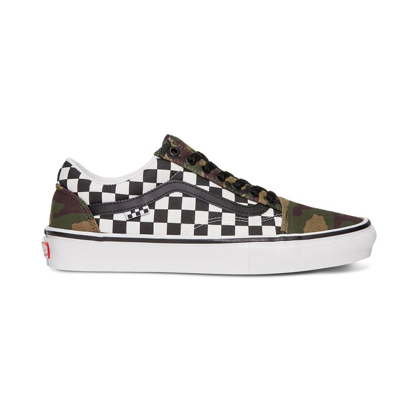 Customs Checkerboard Camo Skate Old Skool