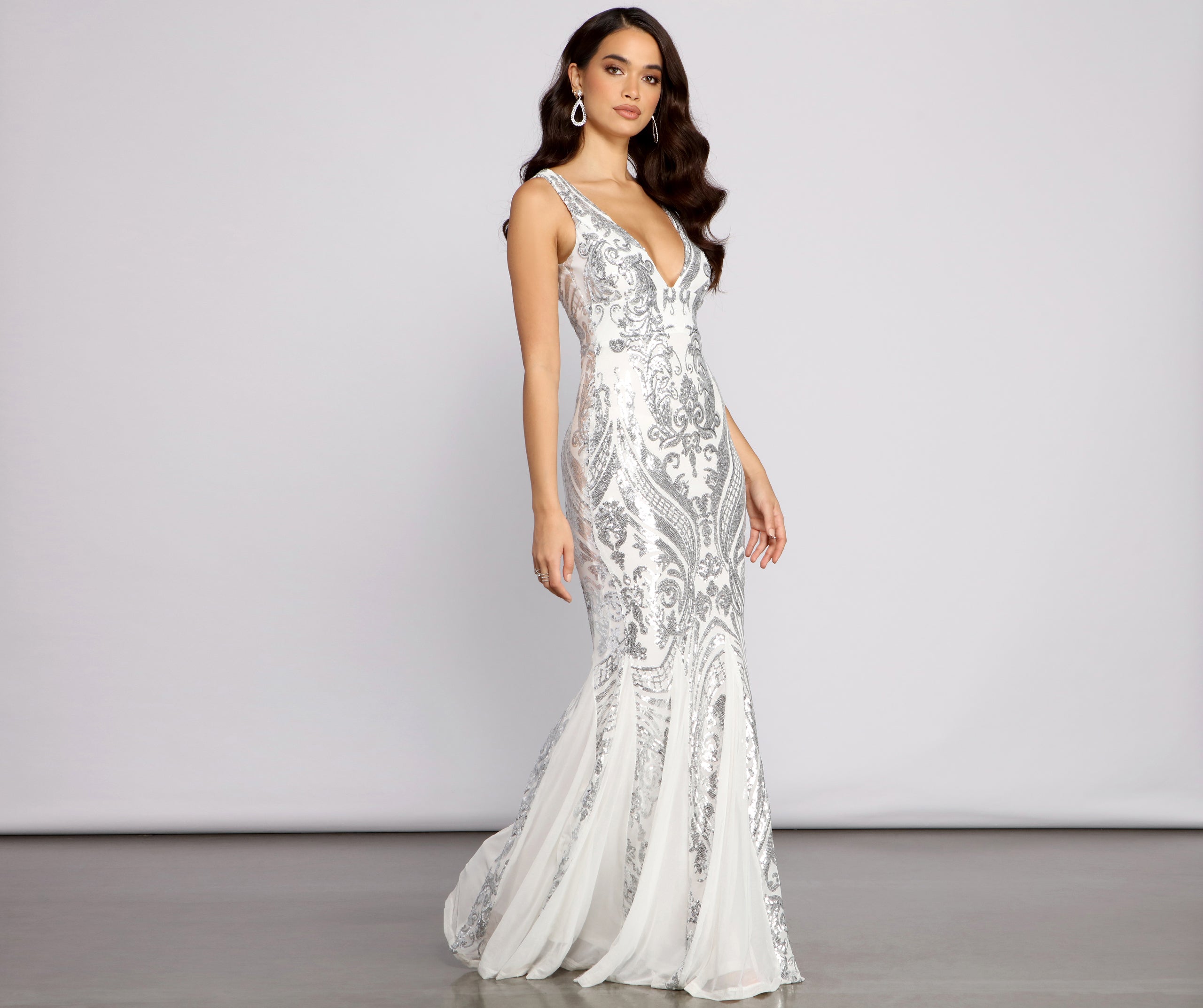 Danielle Sequin Mesh Mermaid Dress Lululemon uk