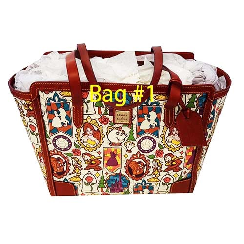 Disney Dooney and Bourke - Beauty and the Beast Large Shopper Tote SPECIFIC