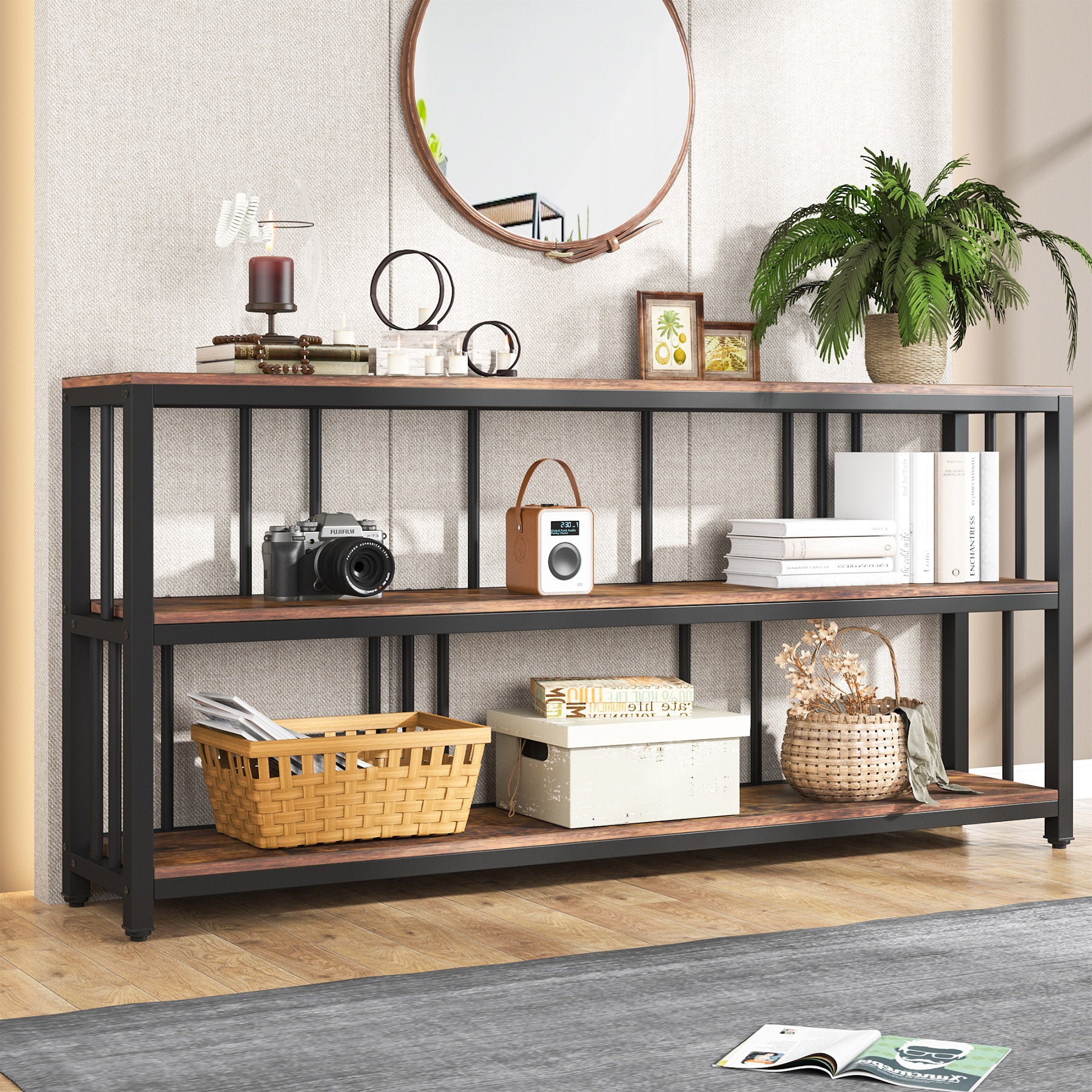 3-Tier Console Table, 70.9