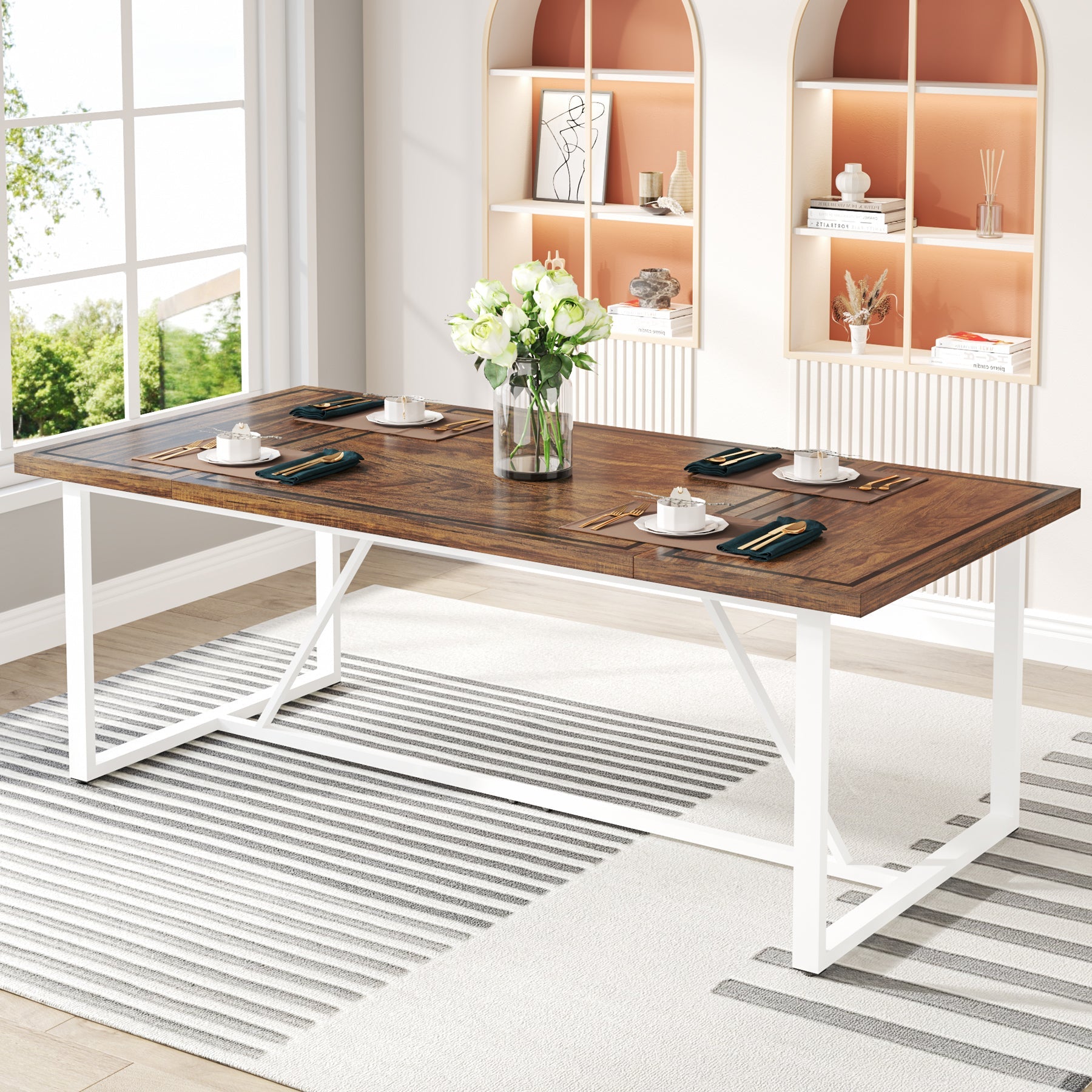 Modern Dining Table, 70.9