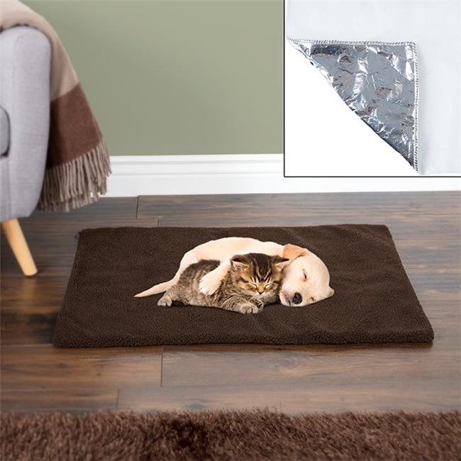 Thermal Pet Crate Pad， Self Warming Cuddly Animal Pad by PETMAKER