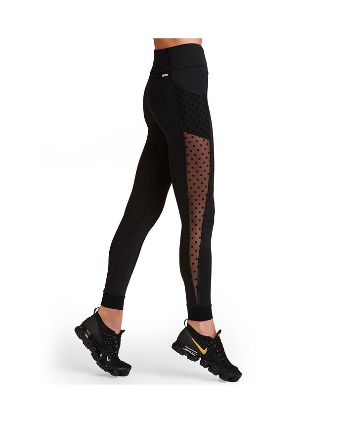 Adult Women Dotted Mesh Mirage Tight
