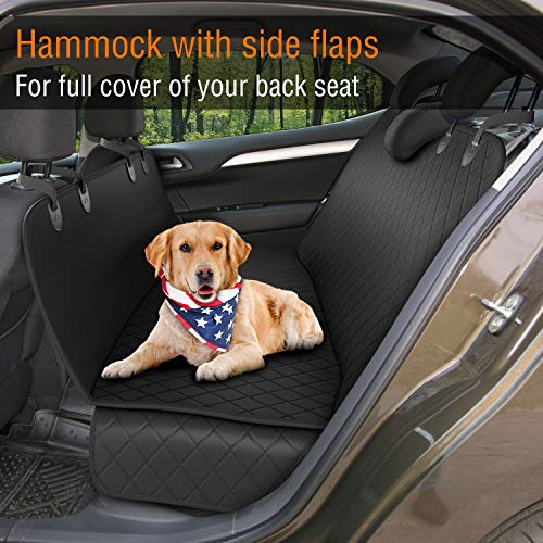Active Pets Dog Back Seat Cover Protector - Waterproof， Nonslip Hammock for Dogs