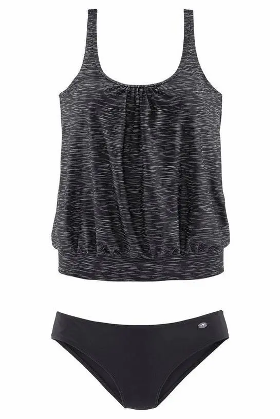 IN OVERSIZED MODEL TANKINI SET