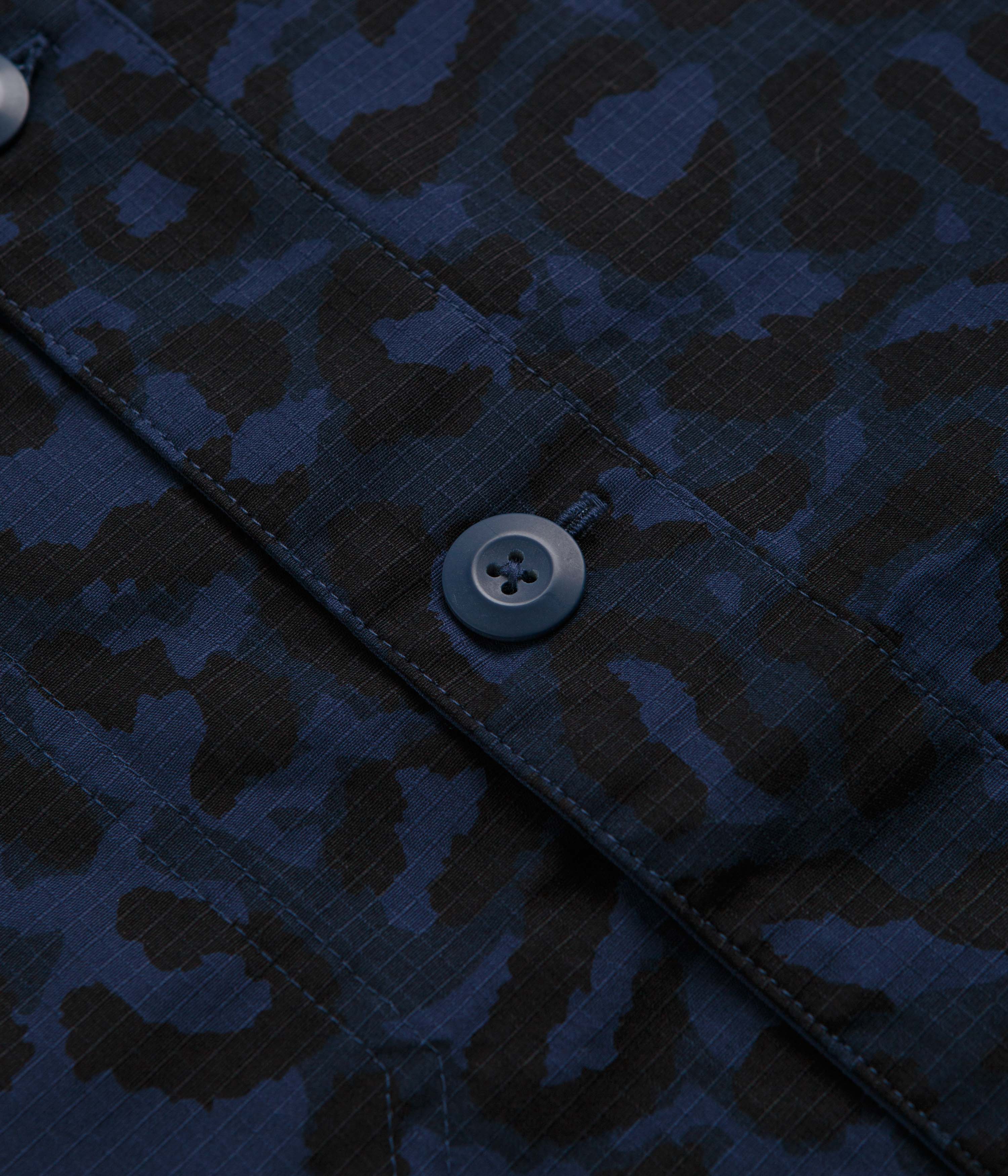 Nike SB Print Chore Jacket - Midnight Navy / White