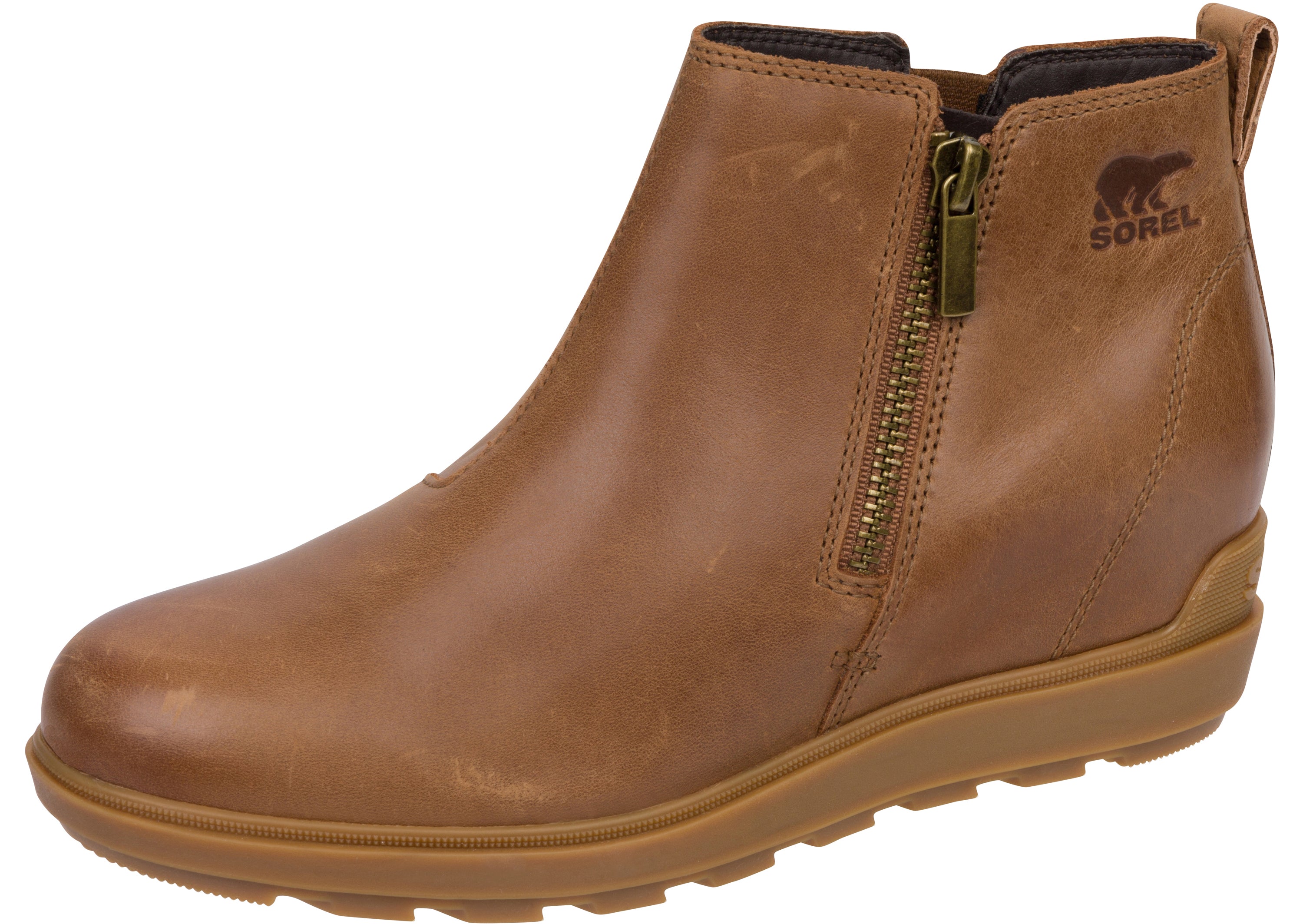 Sorel Womens Evie II Zip Velvet Tan Gum 2