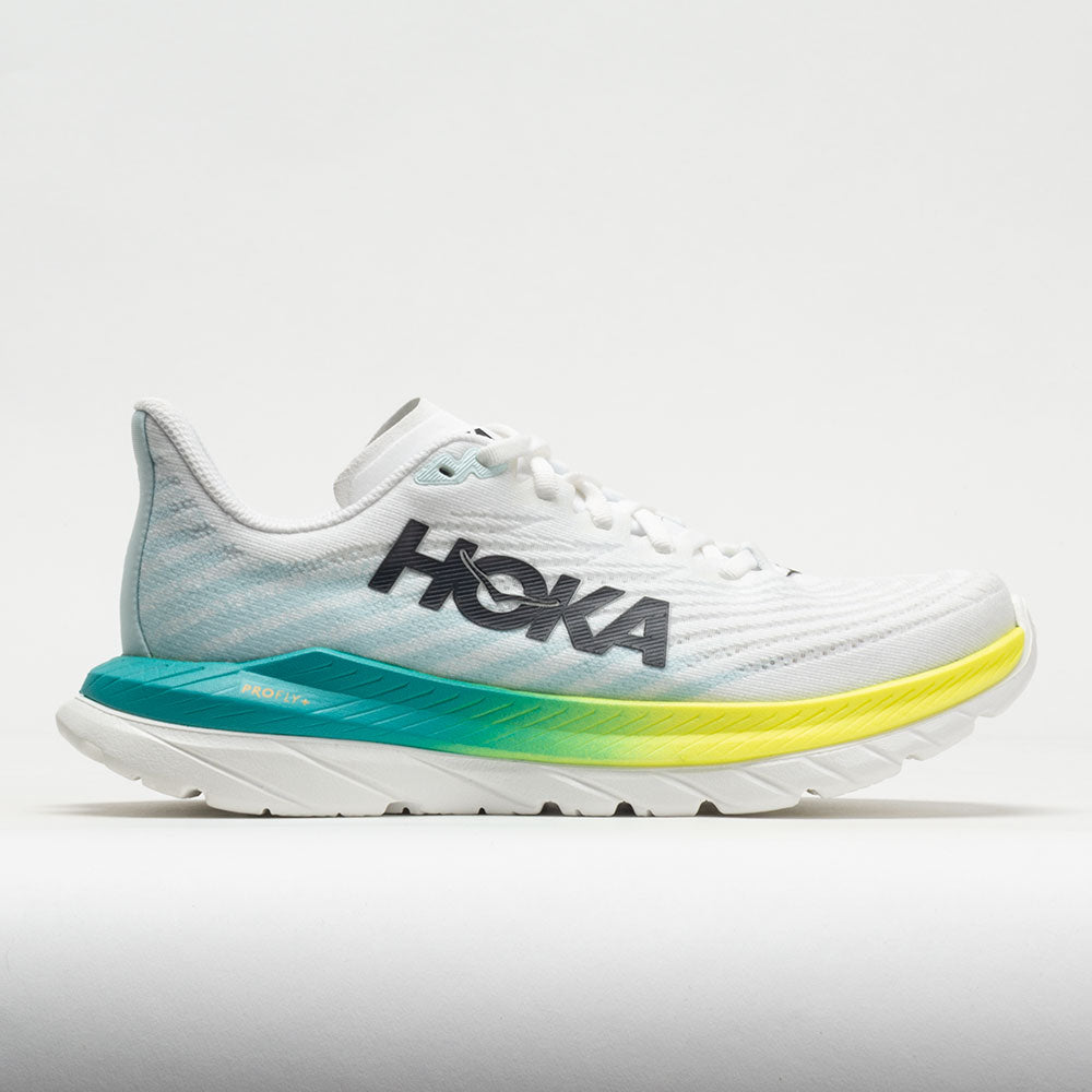 HOKA Mach 5 Women's White/Blue Glass