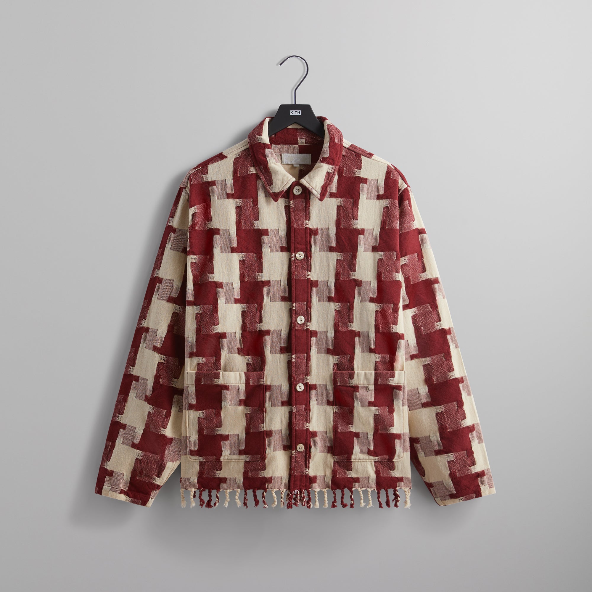 Kith Jumbo Houndstooth Overshirt - Bitters