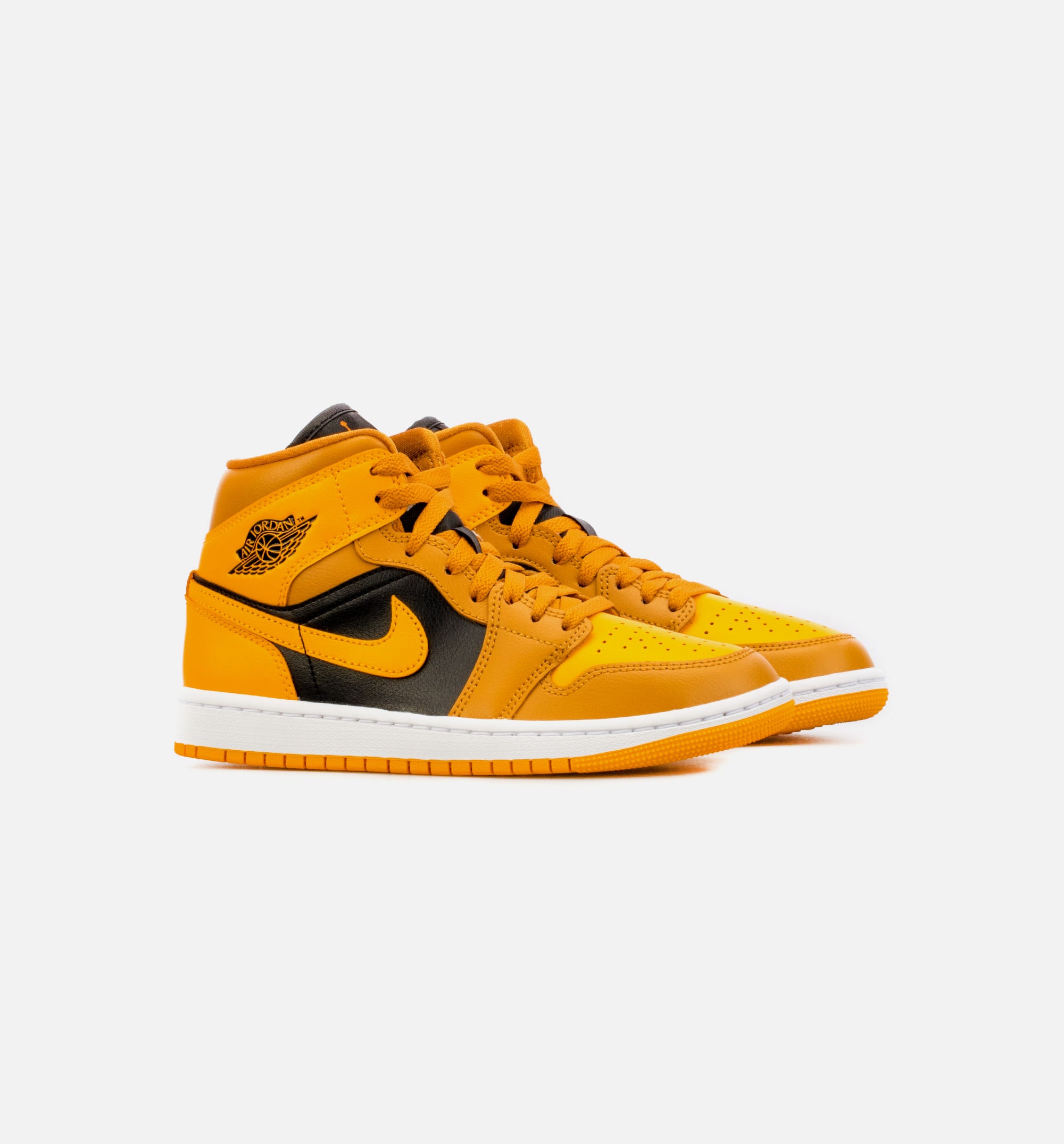 Air Jordan 1 Mid Chutney Taxi Womens Lifestyle Shoe - Yellow/Black