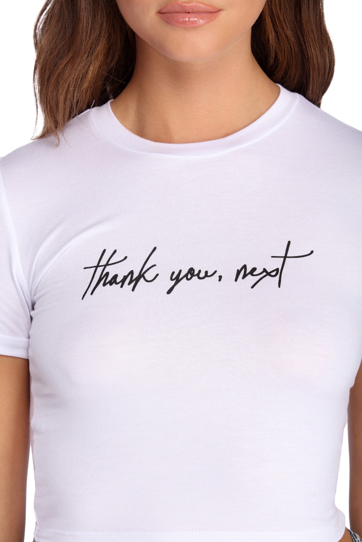 Thank You, Next Cropped Tee