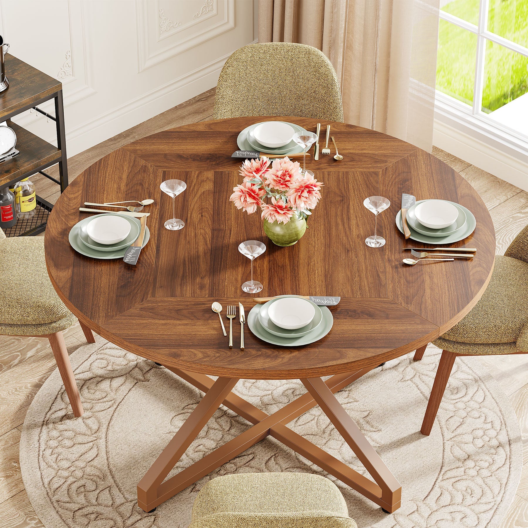 Round Dining Table, 47