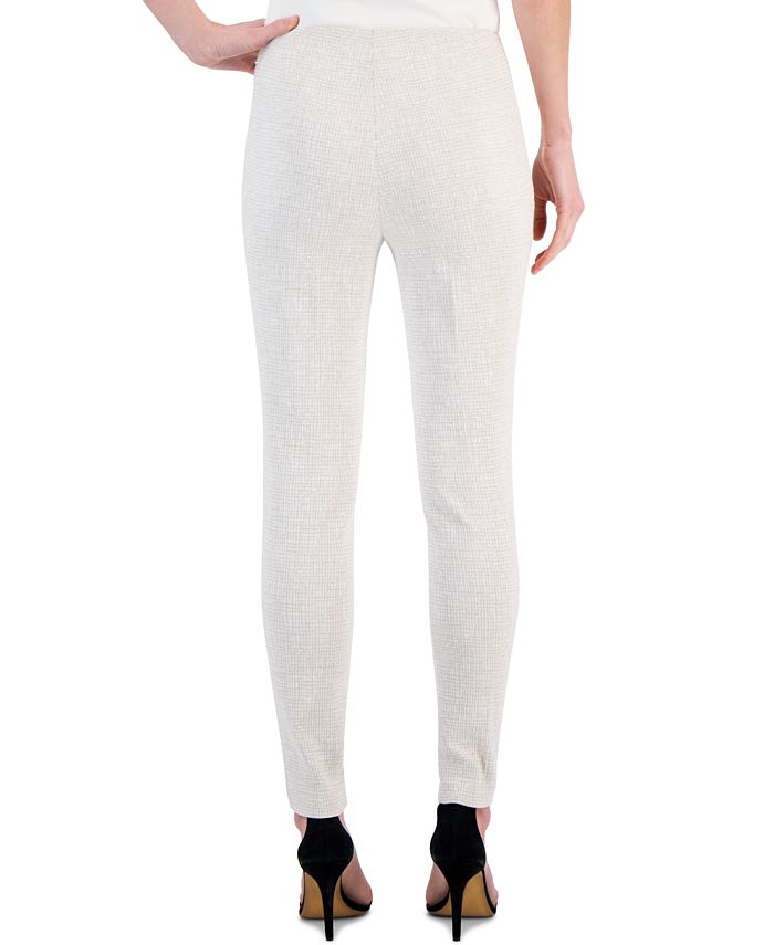 Women's High-Rise Pull-On Slim-Leg Ankle Pants