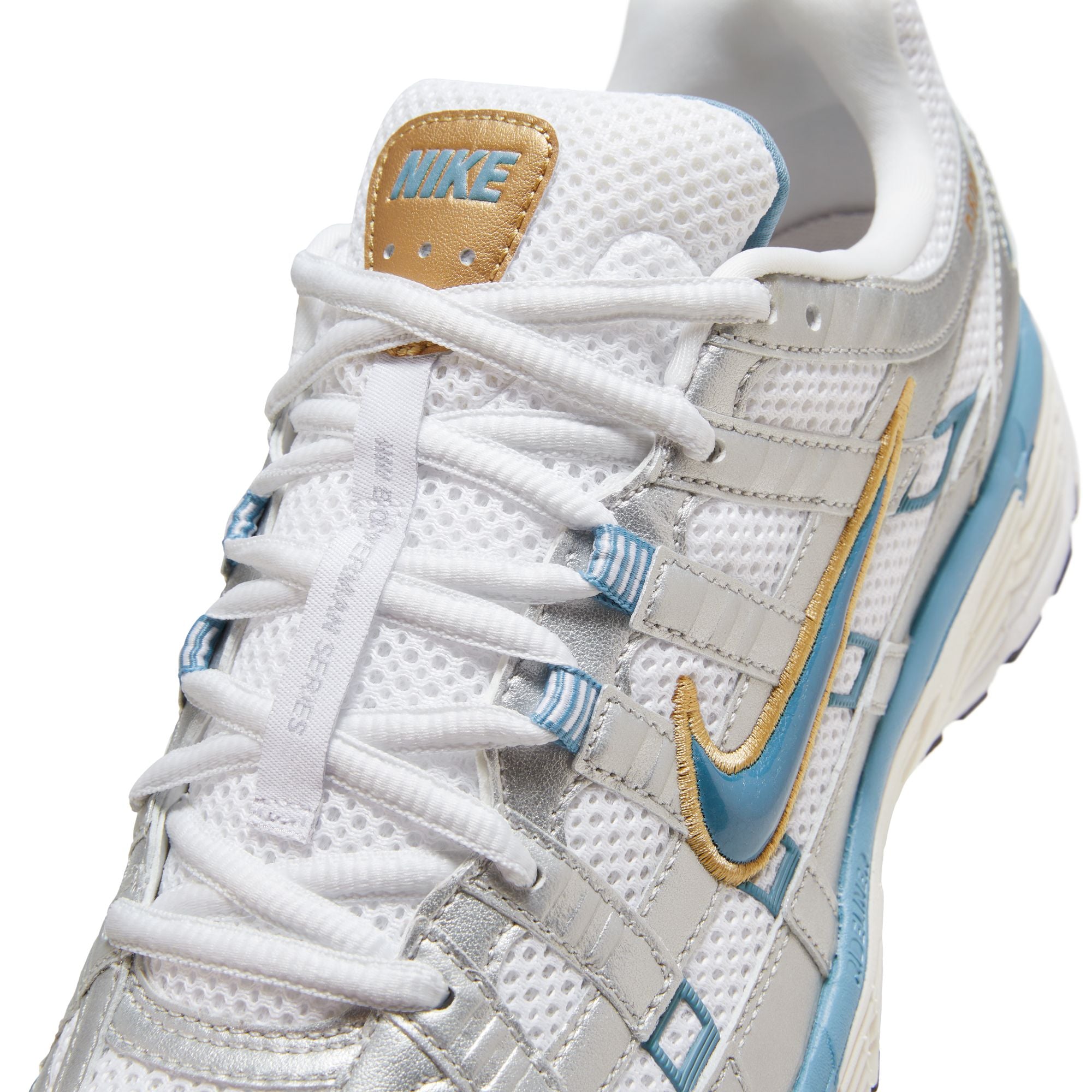 Nike P-6000 White Aegean Storm Metallic Silver HJ7246-100